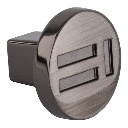 Brixwell Mushroom Round Cabinet Knob For Kitchen And Cabinet Hardware 1-1/4 in Dia Pewter BXB1244PWT