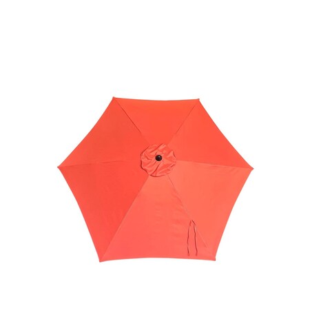 Living Accents 9 ft. Tiltable Orange Market Umbrella YQ101BK-OR
