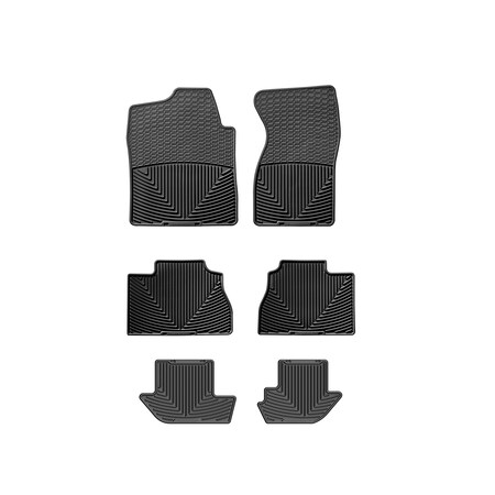 Weathertech Black, Front, Rear, and Rear All Weather Floor Mats W26-W70-W288