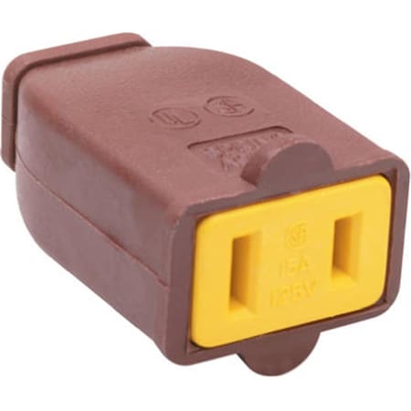 Nextgen SA155CC10 Polarized Connector, 15A, Brown NE570267