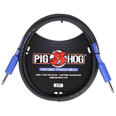 Pig Hog 9.2mm Speaker Cable, 5-Feet 14 gauge wire PHSC5