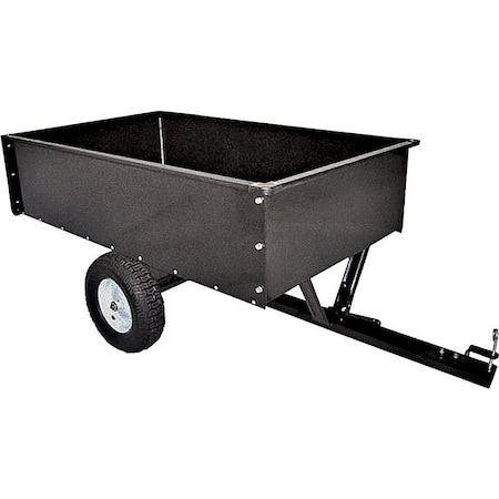 Vulcan Dump Cart, 500 lb, 4012 in L x 3034 in W x 13 in H Deck, Steel Deck, 2Wheel, Pneumatic Wheel YTL-012-508