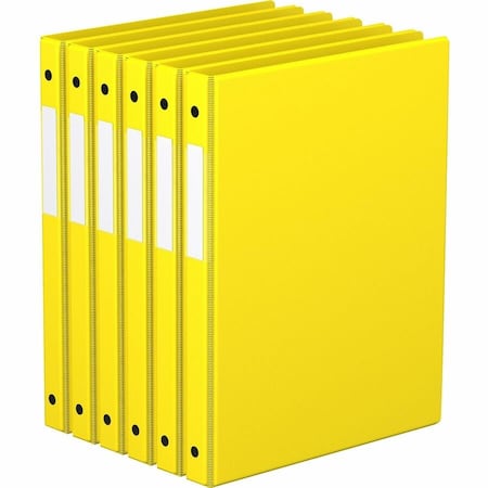 Davis Group Premium Economy, Round Ring, Binder, (Yellow, 5/8"), PK6 2300-05-06
