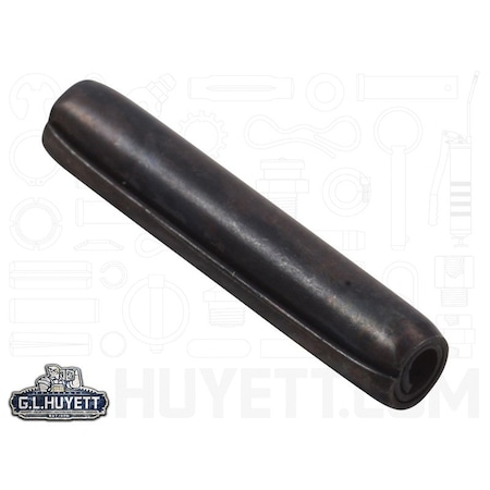 Huyett Coiled Spring Pin, Standard Duty, High Carbon Steel, 3 mm Dia x 16 mm Length SPCM-030-016