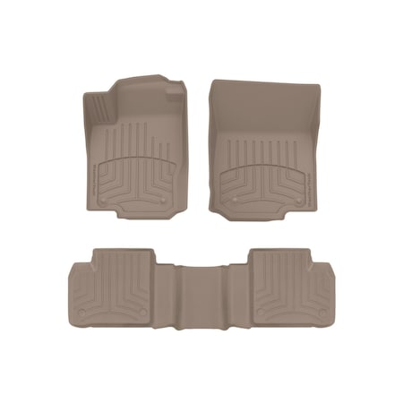 Weathertech Tan, Front and Rear FloorLiner HP 45401-1-2IM