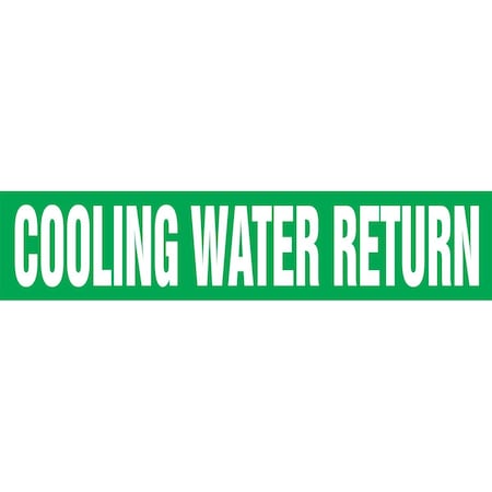 Accuform ASME ANSI PIPE MARKER COOLING RPK249SSH