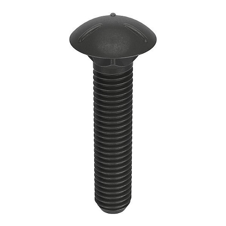 Lindstrom Carriage Bolt, Square Neck, 3/8"-16, 6 in L, Steel, Grade 2, Plain, 10 PK CAI50370600-010P