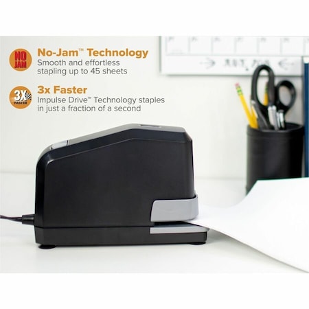 Bostitch Electric Stapler, Blk, 45 Sheet, 1/4 In B8 BOSB8EVALUE