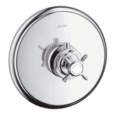 Axor Montreux Thermostatic Trim HighFlow with Cross Handle in Chrome 16816001