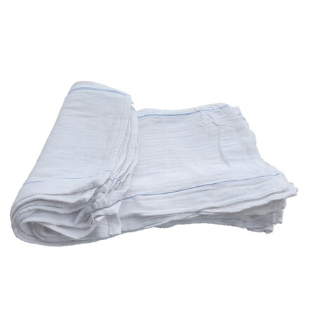 Supremeplus Herringbone White Kitchen Towels, 15 in x 26 in, Pack of 24, 24PK SP-5085