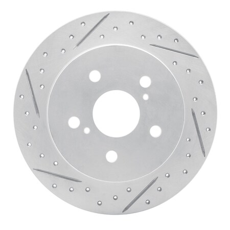 Dynamic Friction Co DFC Geoperformance Rotor - Drilled and Slotted 830-75041L