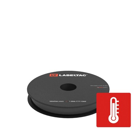 Labeltac High Temperature Supply 0.5in x 100ft LT4/Pro X, Black LT0503HT