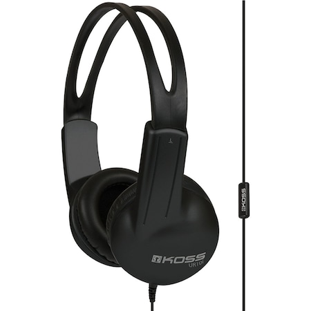 Koss UR10I ON-EAR W/IN-LINE MIC LIGHTWEIGHT PORTABLE STEREOPHONE 184515