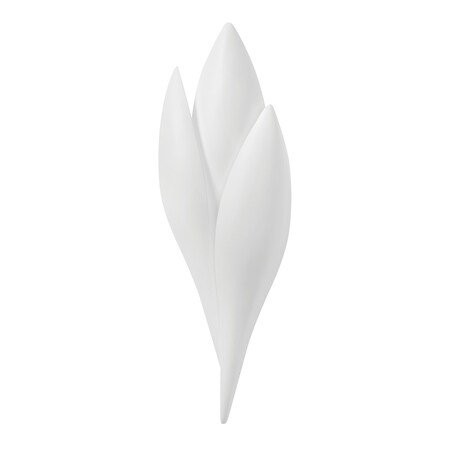 Troy Lighting Rose 1 Light Wall Sconce 6.25 In. Gesso White B1318-GSW