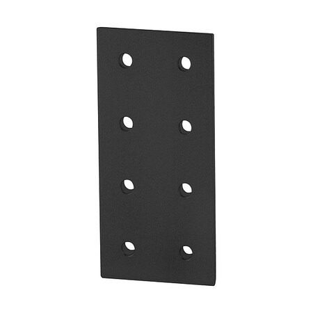 80/20 T-SlotFramingConnecto, Alum, Blk, 180mm, 6mm 45-4365-BLACK