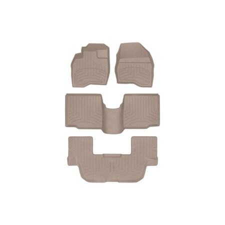 Weathertech Tan, Front and Rear and Rear FloorLiner HP 457041IM-45359-2-3IM