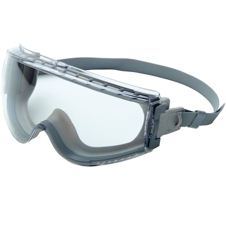 Uvex Indirect Vent Goggle w/Gray Body, Clear Lens and Hydroshield Anti-Fog coating, Neoprene Strap S3960HS