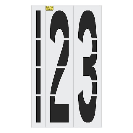 Rae StencilSet, NumberSet, LDPE, 12pcs 4380-096