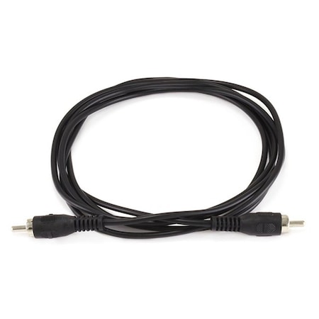 Monoprice Rca Plug/Plug M/M Cable, Black, 6 ft. 653