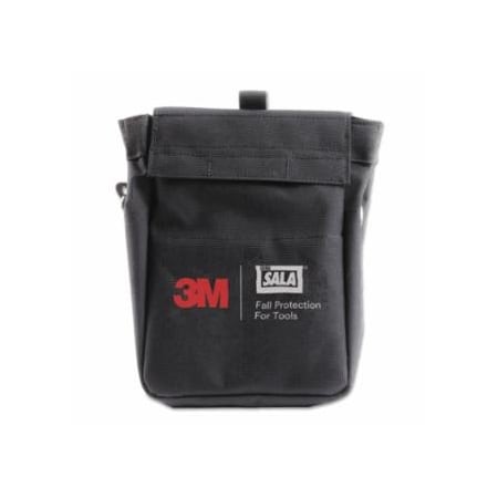 Dbi-Sala Tool Pouch with D-rings, 7.5 x 5 x 11, Canvas, Black 098-1500124