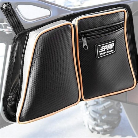 Tfx Soft Top PRP Door Bag with Knee Pad Rear Passenger Side, Black for 2015-2017 Polaris RZR 900 XC BPRE41-210