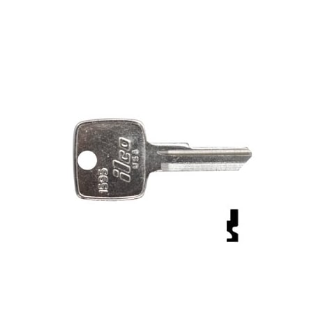 Ilco Unican Strattec Key Blanks, 10PK 1595