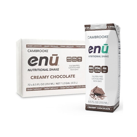 Enu Nutritional Shake Oral Supplement Creamy Chocolate Flavor Liquid 8. ...