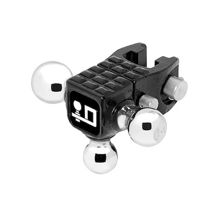 Draw-Tite ADJUSTABLE TRI-BALL MOUNT W/STEP 1 7/8IN 2,000LBS, 2IN 10,000LBS, 2 5/ 63075
