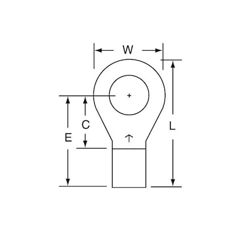 3M 8 Non-Insulated Brazed Seam Ri, 1000PK 14-56-W