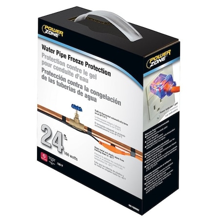 Powerzone Heat Tape Pipe 24Ft 168W Therm ORPHC16824