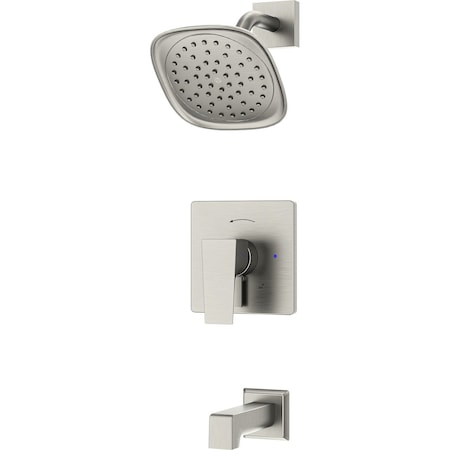 Symmons Verity Single Handle Wall Mounted Tub and Shower Trim Kit(Valve Not Included) 2.0 GPM S4992STNTRM