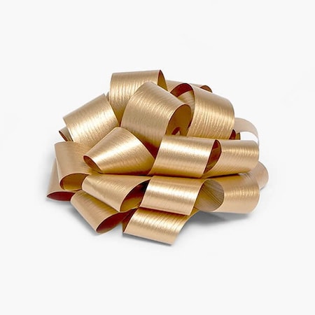 Nashville Wraps 3-1/2 Gold Self Adhesive Textured Pom Gift Bows, 25PK 23TGO