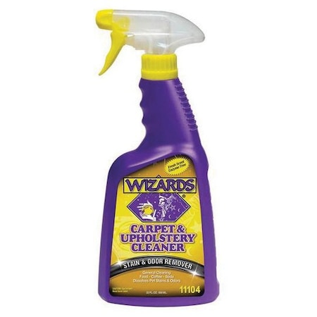 Wizards Products Carpet and Upholstery Cleaner, 22 oz Spray Bottle 11104
