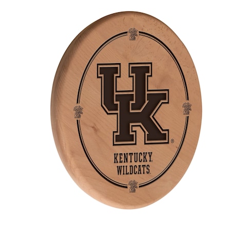 Holland Bar Stool Co University of Kentucky 13" Laser Engraved Solid Wood Sign WSgnLNatKentky