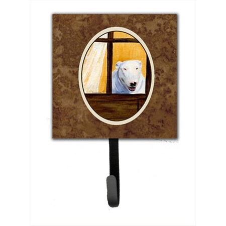 Micasa 4.25 x 6 in. Bull Terrier Leash Or Key Hook MI628459