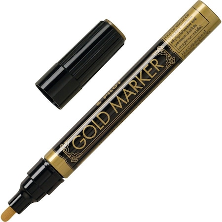 Pilot Liquid Paint Marker, Gold, Acrylic PIL41700