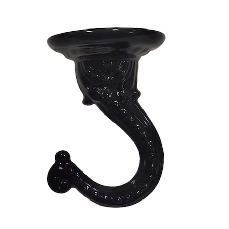 Living Accents Black Zinc 2 in. H Sturdy Swag Hook 1 pk 58029