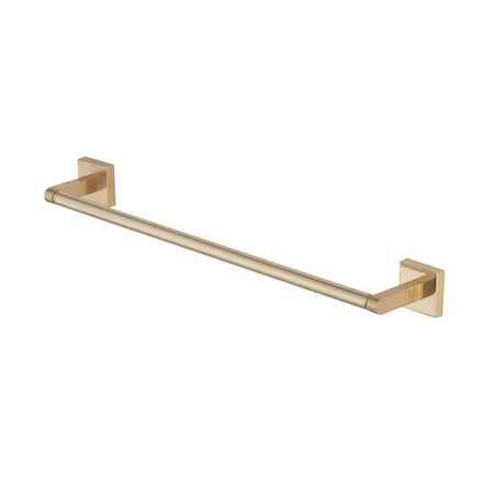 Gliderite Hardware Alpine Collection 18 in. Towel Bar Champagne Gold Bathroom Hardware 9018-SQ-CHPG-1