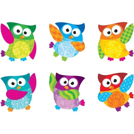 Trend Enterprises Owl-Stars!® Mini Accents Variety Pack, 36 Pieces, PK6 T10880