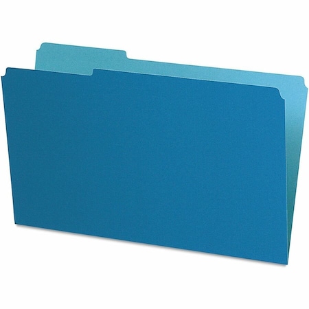 Tops Business Forms Pendaflex, INTERIOR FILE FOLDERS, 1/3-CUT TABS, LEGAL SIZE, BLUE, 100PK 435013BLU