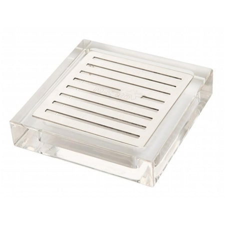 Rosseto Serving Solutions Drip Tray Acrylic with Stainless Steel Insert - Square LD108
