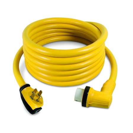 Marinco Power Supply Cord 4Pin Male Plug End And Female Socket End For Providing 50 Amps To RV From 50 Am 30RPC50RV