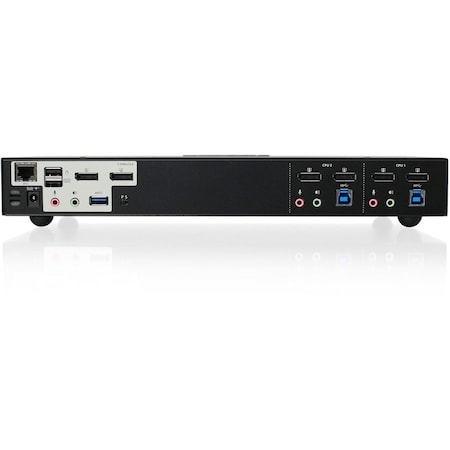 Iogear 2-Port 4k Dual View DP KVM KVM only  TAA Compliant GCS1942NC