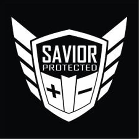 Jocosidad Savior Window Decal, White JO3607043