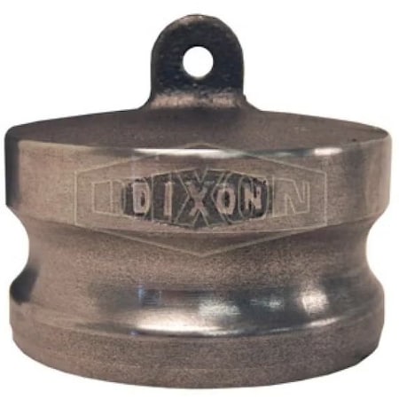 Dixon Boss-Lock Type DP Cam and Groove Dust Plug, 2 in Nominal, Malleable Iron, Domestic 200-DP-MI