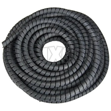 Dixon Spiral Wrap, 3 in Inside Dia., Black FRSGX90