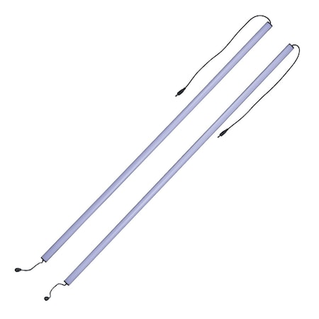 Lowell Rack Blue Light Bar 40in RLB-KITB-40