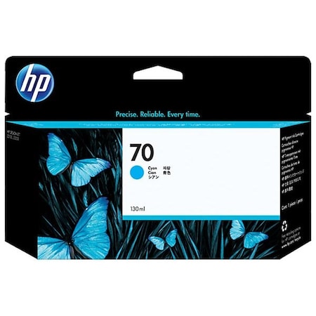 Hp 70 (C9452A) Cyan Original Ink Cartridge (130 ml) C9452A