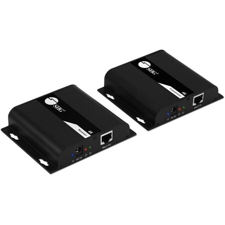 Siig EXTENDS HDMI AV SIGNALS UP TO 120M OVER CAT 6/7 CABLE WITH HDBITT TRANSMISSION P CE-H25D11-S2