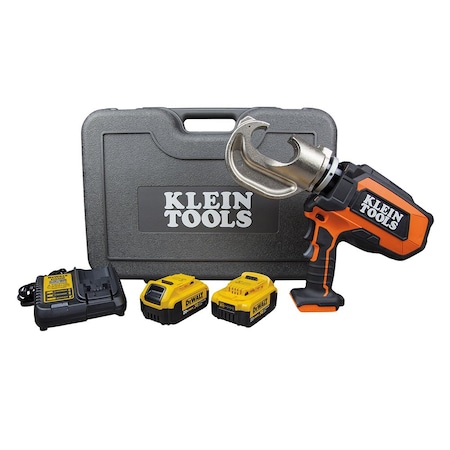 Klein Tools Battery-Operated 12-Ton Crimper Kit BAT20-12T1651